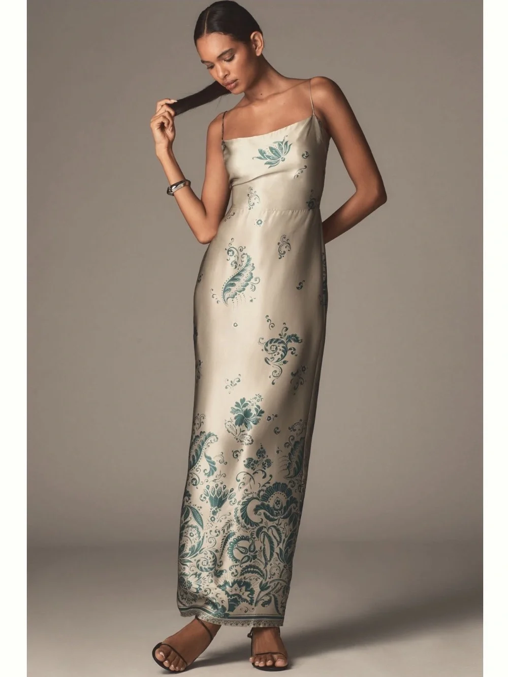 Reformation Frankie Silk Maxi Dress - Picture 1 of 4